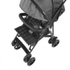 VEVOR Lightweight Stroller, Compact Easy Fold MultiPosition Recline Canopy Backrest, Carbon Steel Frame, Large Storage Basket,Cup Holder, Umbrella Toddler Baby Stroller for Travel, Dark Gray/Black