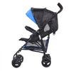 VEVOR Lightweight Stroller, Compact Easy Fold MultiPosition Recline Canopy Backrest, Carbon Steel Frame, Large Storage Basket, Umbrella Toddler Baby Stroller for Travel and More, Black/Blue