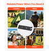 VEVOR 30W Foldable Solar Panel Charger, 16BB N-Type Monocrystalline Solar Panel 24% Efficiency, Ultra-Light Portable with USB-A, USB-A (QC3.0) & Type-C Ports for Camping, Backpacking, Phones, Tablets