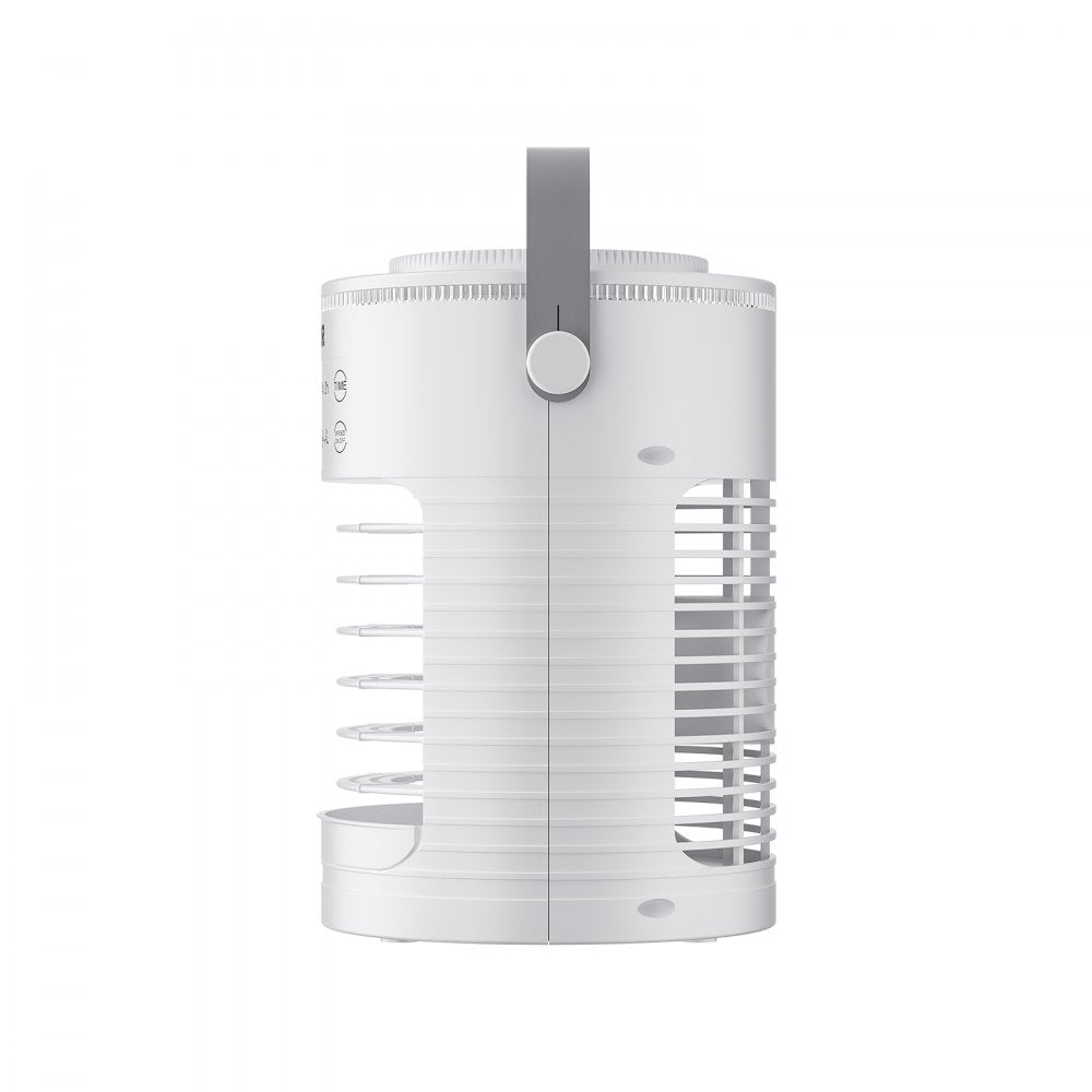 VEVOR Portable Air Conditioner, 4-in-1 Evaporative Air Cooler, 3-Speed Mini Air Conditioner with Smart Timer, 600ml Water Tank, 7-Color Light, Personal Mini Desk AC Fan for Bedroom Office Room