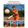 VEVOR Baseball Batting Cage, 12.0 x 10.2 x 7.6 FT Freestanding Portable Batting Cage, Hitting Cages with 4-Ply Knotless Polyester & Pitching Machine Opening, Battings Cages Netting for Indoor Outdoor