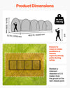 VEVOR Baseball Batting Cage, 40.0 x 12.1 x 10.0 FT Freestanding Portable Batting Cage, Hitting Cages with 4-Ply Knotless Polyester & Pitching Machine Opening, Battings Cages Netting for Indoor Outdoor