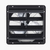 VEVOR 18 inch Shutter Exhaust Fan, Wall Mounted Attic Vent Fan with Variable Speed Controller, 2200 CFM, AC Motor, Heavy-duty Steel, Low Noise for Shed, Garage, Greenhouse Ventilation Cooling, Black