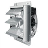 VEVOR 12'' Shutter Exhaust Fan, High-speed 1000 CFM, Aluminum Wall Mount Attic Fan with AC-motor, Ventilation and Cooling for Greenhouses, Garages, Sheds, Shops, FCC
