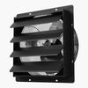 VEVOR 16 inch Shutter Exhaust Fan, Wall Mounted Attic Vent Fan with Smart Programming Variable Speed Temperature Control, 2900 CFM,EC Motor,Timer, for Shed,Garage,Greenhouse Ventilation Cooling,Black
