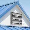 VEVOR 12 Inch Shutter Exhaust Fan Wall Mounted 1347 CFM Automatic Louvers, Sturdy Steel Housing, Low Noise, AC Motor, Ventilation and Cooling for Attic, Garage, Barn, Greenhouse, Workshop, Silver