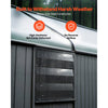 VEVOR 10 in Shutter Exhaust Fan Wall-Mount Automatic Louvers Variable Speed, Sturdy Steel Housing, Low Noise, AC Motor, 874 CFM Ventilation and Cooling for Attic, Garage, Barn, Greenhouse, Workshop