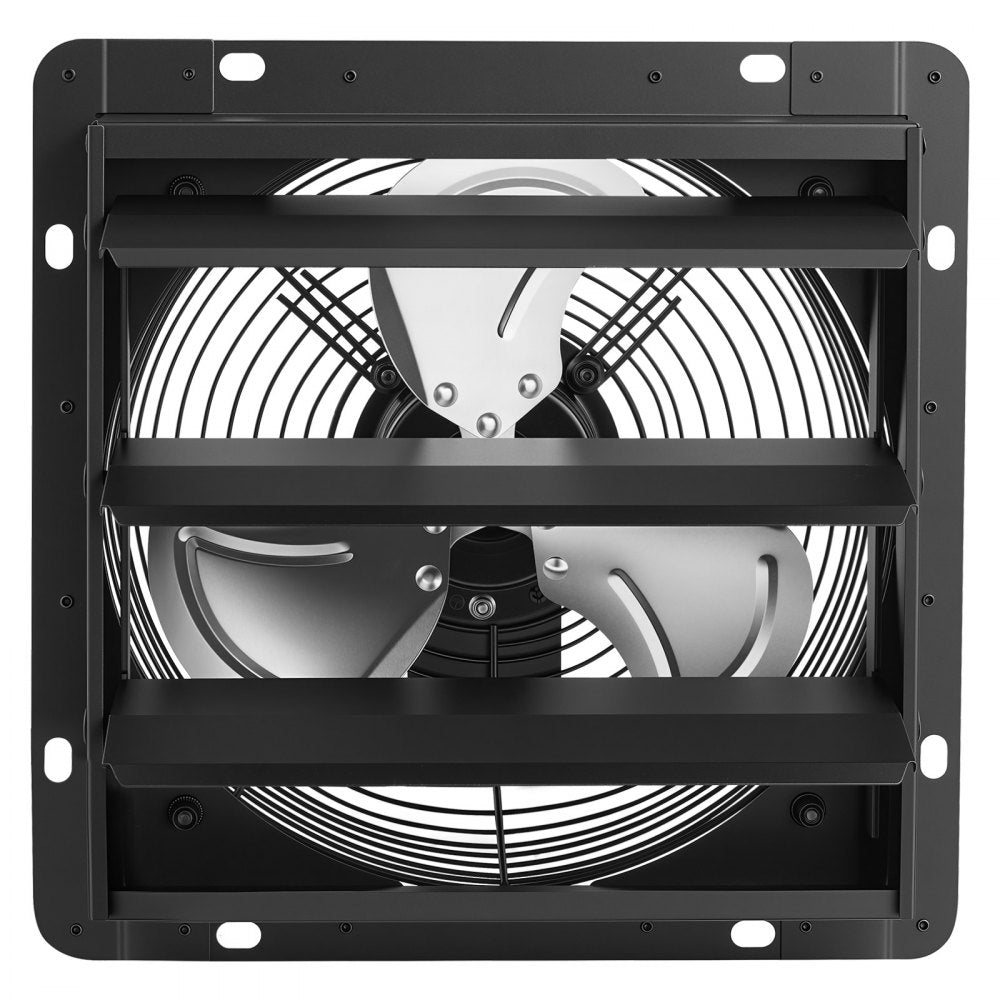 VEVOR 10 in Shutter Exhaust Fan Wall-Mount Automatic Louvers Variable Speed, Sturdy Steel Housing, Low Noise, AC Motor, 874 CFM Ventilation and Cooling for Attic, Garage, Barn, Greenhouse, Workshop