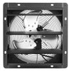 VEVOR 12 in Shutter Exhaust Fan Wall-Mount Automatic Louvers Variable Speed, Sturdy Steel Housing, Low Noise, AC Motor, 1347 CFM Ventilation and Cooling for Attic, Garage, Barn, Greenhouse, Workshop