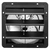 VEVOR 12 inch Shutter Exhaust Fan Wall-Mount Variable Speed Temperature, Automatic Louvers Sturdy Steel Housing, Low Noise, Ventilation and Cooling for Attic, Garage, Barn, Greenhouse, Workshop