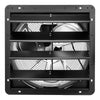 VEVOR 18 inch Shutter Exhaust Fan Wall-Mount Variable Speed Temperature, Automatic Louvers Sturdy Steel Housing, Low Noise, Ventilation and Cooling for Attic, Garage, Barn, Greenhouse, Workshop