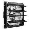 VEVOR 18 inch Shutter Exhaust Fan Wall-Mount Variable Speed Temperature, Automatic Louvers Sturdy Steel Housing, Low Noise, Ventilation and Cooling for Attic, Garage, Barn, Greenhouse, Workshop