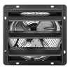 VEVOR 10 Inch Shutter Exhaust Fan Wall Mounted Automatic Louvers EC Motor, Steel Housing, Temperature & Humidity Controller, Ventilation & Cooling for Attic, Garage, Barn, Greenhouse, Workshop, Black