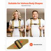 VEVOR Moving Straps, Supports up to 1000 lbs, 2-Person Lifting and Moving System with 2 Harness Straps & 2 Load-bearing Straps, Adjustable Lifting Straps for Moving Furniture Appliances Mattresses