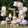 VEVOR Arch Backdrop Stand, 7.2 x 4 ft, Stable Structure, Easy Assembly, 1 Piece Gold Metal Arch Backdrop Stand for Wedding, Birthday Party, Graduation, Holiday Celebration, and Ceremony Decoration