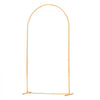 VEVOR Arch Backdrop Stand, 7.2 x 4 ft, Stable Structure, Easy Assembly, 1 Piece Gold Metal Arch Backdrop Stand for Wedding, Birthday Party, Graduation, Holiday Celebration, and Ceremony Decoration