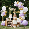 VEVOR Arch Backdrop Stand, Set of 2, 7.2 ft and 6 ft, Stable Structure, Easy Assembly, Gold Metal Arch Backdrop Stand for Wedding, Birthday Party, Graduation, Celebration, and Ceremony Decoration