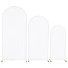 VEVOR Arch Backdrop Stand, Set of 3, 6/5/4 ft, Stable Structure, Easy Assembly, Gold Metal Arch Backdrop Stand with Cover, for Wedding, Birthday Party, Graduation, Celebration, and Ceremony Decoration
