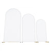 VEVOR Arch Backdrop Stand, Set of 3, 6/5/4 ft, Stable Structure, Easy Assembly, Gold Metal Arch Backdrop Stand with Cover, for Wedding, Birthday Party, Graduation, Celebration, and Ceremony Decoration