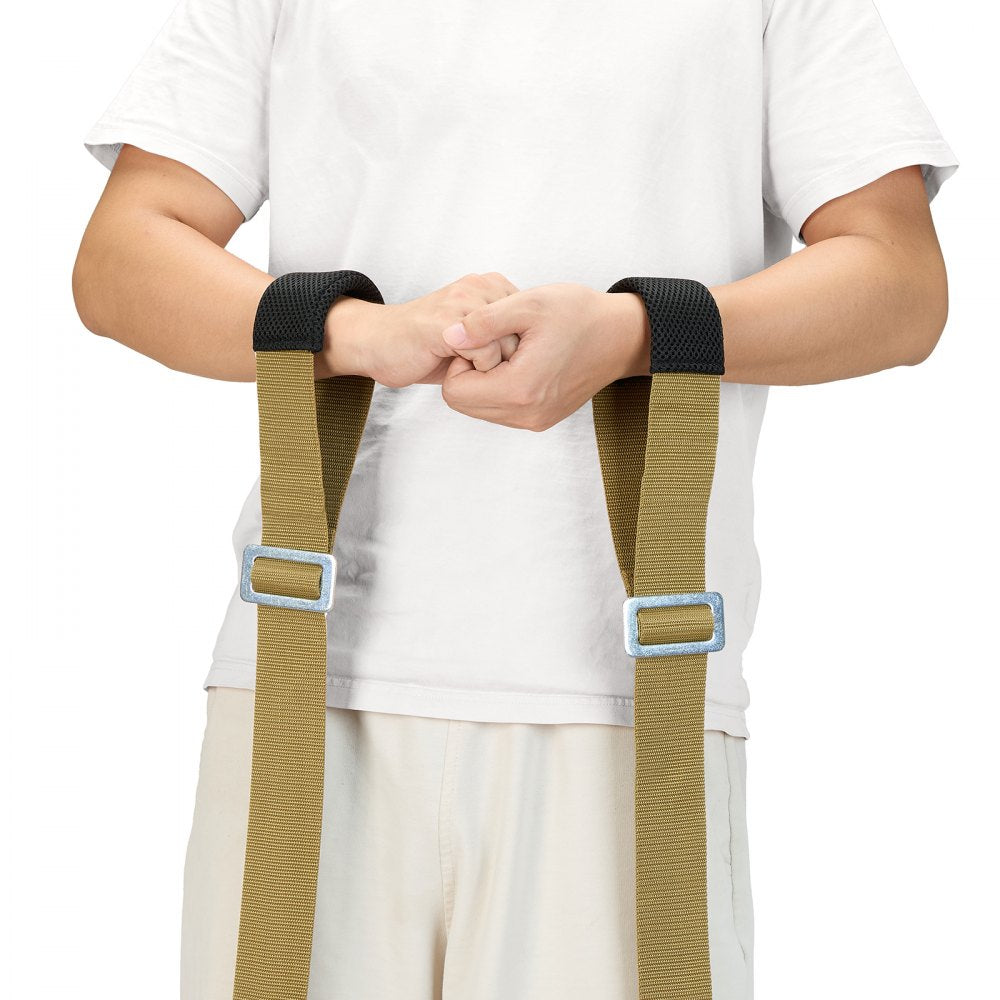 VEVOR Moving Straps, Supports up to 1000 lbs, 2-Person Lifting and Moving System with 2 Harness Straps & 2 Load-bearing Straps, Adjustable Lifting Shoulder Straps Move Furniture Appliances Mattresses