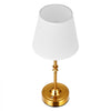 VEVOR Cordless Table Lamp, 5200mAh Built-in Rechargeable Battery Desk Lamp, 3-Level Brightness, Fabric Shade, 2700-3000K Color Temperature, Table Light for Restaurant, Bedroom, Bar Counter, Gold