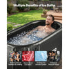 VEVOR Cold Plunge Tub, 216 Gallon, Inflatable Ice Bath Tub Compatible with Water Chillers, Portable Cold Water Bathtub with Insulated Lid, for Athletes Recovery, 59.1" x 31.5" x 29.9" (No Chiller)