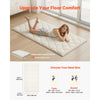 VEVOR Japanese Tatami Mat, Twin Size Foldable Japanese Tatami Mattress, Futon Mattress with Storage Bag & Fastener, 9-Layer Floor Mat for Sleeping, Dormitory, Meditation, Yoga, 80 x 39 x 2.5 in, White
