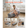 VEVOR Japanese Tatami Mat, Twin Size Foldable Japanese Tatami Mattress, Futon Mattress with Storage Bag & Fastener, 9-Layer Floor Mat for Sleeping, Dormitory, Meditation, Yoga, 80 x 39 x 3.5 in, Gray
