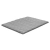 VEVOR Japanese Tatami Mat, Queen Size Foldable Japanese Tatami Mattress, Futon Mattress with Storage Bag & Fastener, 9-Layer Floor Mat for Sleeping, Dormitory, Meditation, Yoga, 80 x 60 x 2.5 in, Gray