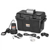 VEVOR Basement Emergency Back-Up Sump Pump, 2000GPH 0.17 HP Backup Sump Pump System, with 15V Adapter, Float Switch, 24-Hour-a-Day Monitoring Controller, Alerts, and Charger, Black