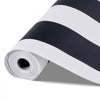 VEVOR Peel and Stick Wallpaper, 17.7 x 590.5 inch Contact Paper Black White Modern Geometric Waterpoof Self Adhesive, Easy to Clean Wall Decorative Vinyl Roll for Bedroom Kitchen Bathroom Office