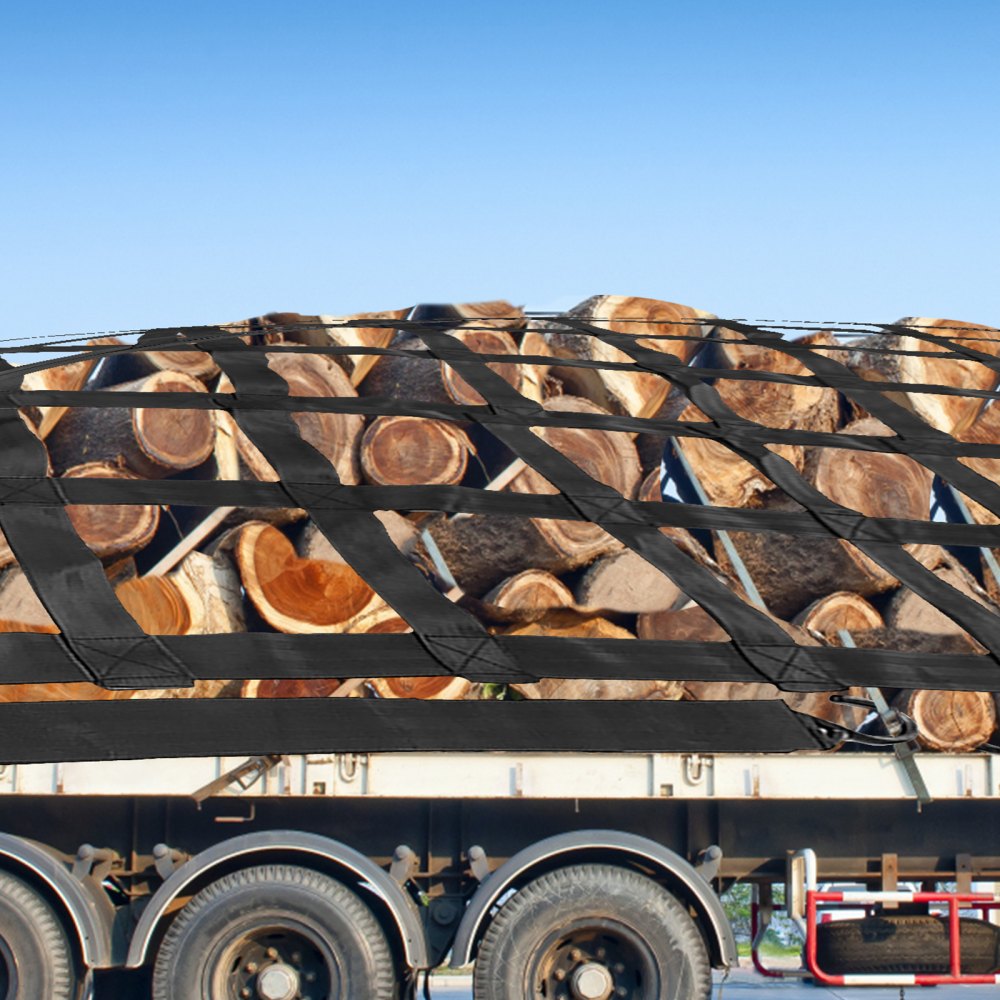 Truck Bed Cargo Nets for Pickup Trucks with S Hooks