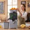 VEVOR Commercial Orange Juicer Machine, Slow Masticating Juicer Extractor, 100W Electric Orange Juice Squeezer, Lemon Citrus Pomegranates Extractor, with Peel Collecting Bucket and PC Cover