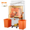 VEVOR Commercial Orange Juicer Machine, 120W Electric Orange Juice Press, Stainless Steel Orange Squeezer for 20 per Minute, Lemon Citrus Pomegranates Extractor with Peels Collecting Bucket