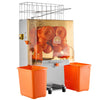 VEVOR Commercial Orange Juicer Machine, 120W Electric Orange Juice Press, Stainless Steel Orange Squeezer for 20 per Minute, Lemon Citrus Pomegranates Extractor with Peels Collecting Bucket