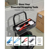 VEVOR Banding Strapping Cart, Fit for PET / PP / Polyester Strapping Coils with 8 inches Core Size, Heavy Duty Strapping Dispenser Equipped with Upgrade Brake System, Built-in Spacious Tray for Tools