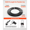 VEVOR Steel Strapping Coil, 3/4 in x 0.02 in x 1640 ft, Metal Strapping Banding Roll Withstands Harsh Environment, 1700 lbs Break Strength, Heavy Duty Banding Pallet Strap Coil for Pallet Packing