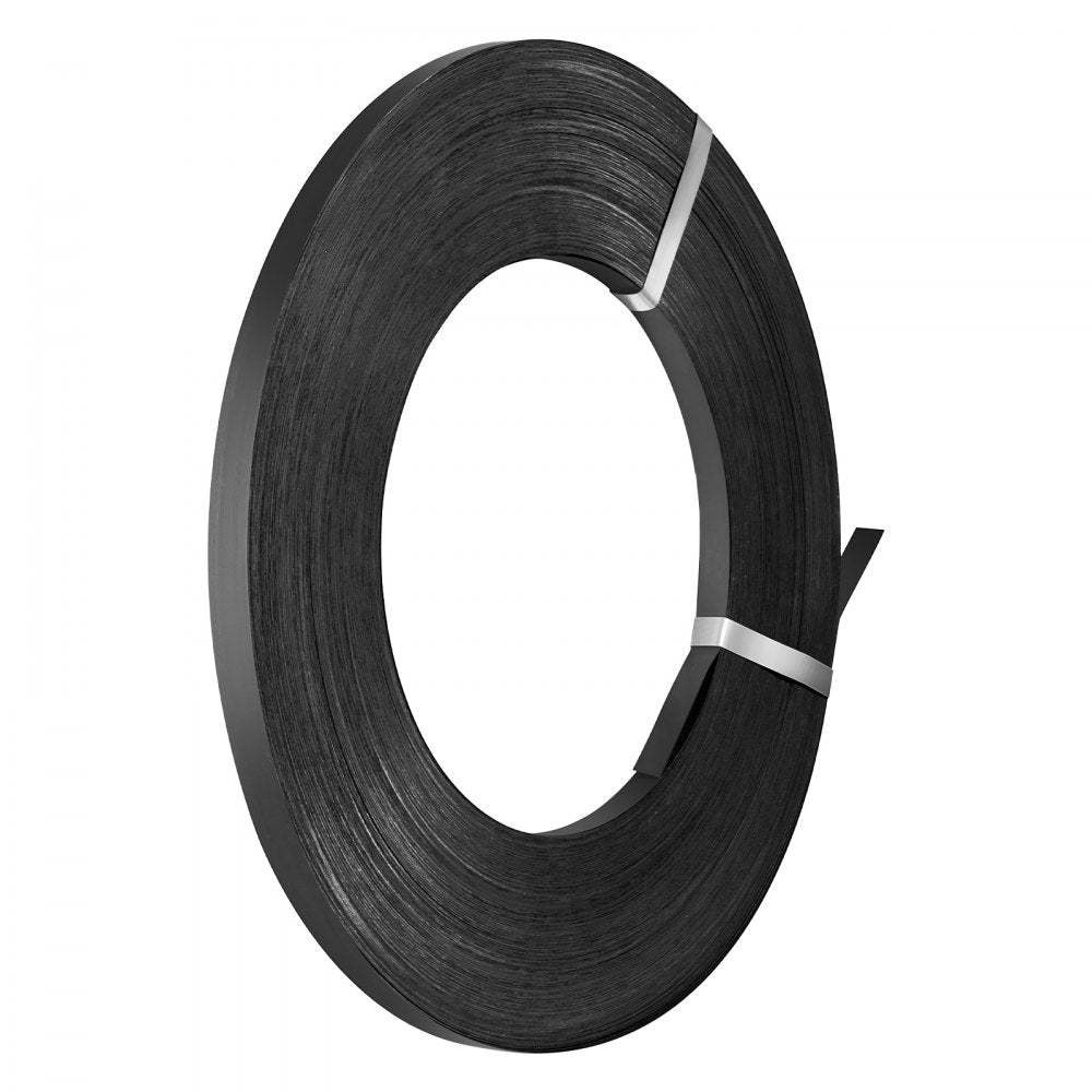 VEVOR Steel Strapping Coil, 3/4 in x 0.02 in x 1640 ft, Metal Strapping Banding Roll Withstands Harsh Environment, 1700 lbs Break Strength, Heavy Duty Banding Pallet Strap Coil for Pallet Packing