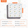 VEVOR Baby Play Mat, 50""x50"" Baby Crawling Mat, Non-Slip One-Piece Soft Baby Playmat, Foldable Floor Mat, Waterproof Activity Playmats for Babies,Toddlers, Infants, Machine Washable, Play & Tummy Time