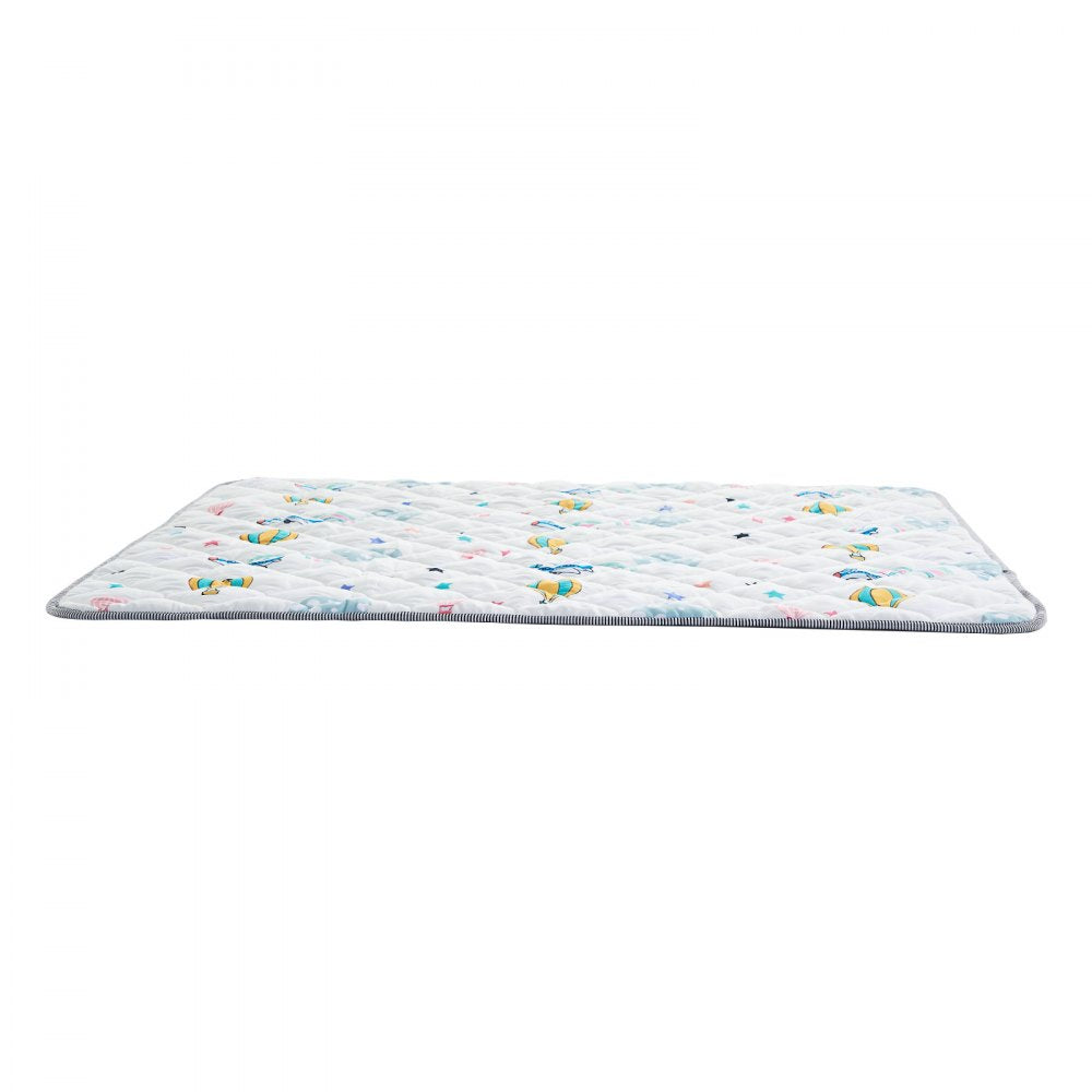 VEVOR Baby Play Mat, 50""x50"" Baby Crawling Mat, Non-Slip One-Piece Soft Baby Playmat, Foldable Floor Mat, Waterproof Activity Playmats for Babies,Toddlers, Infants, Machine Washable, Play & Tummy Time