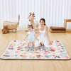 VEVOR Baby Play Mat, 50""x50"" Baby Crawling Mat, Non-Slip One-Piece Thickened Soft Baby Playmat, Foldable Rollable Floor Mat, Waterproof Activity Playmats for Babies,Toddlers, Infants, Machine Washable