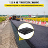 VEVOR Geotextile Fabric, 12.5 x 30 ft 3.5oz Woven PP Driveway Drain Cloth with 600lbs Tensile Strength, Heavy Duty Underlayment for Soil Stabilization, Landscaping, Weed Barrier, 12.5FT30FT-3.5OZ, Bla