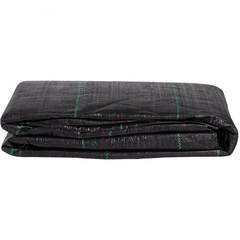 VEVOR Geotextile Fabric, 12.5 x 30 ft 3.5oz Woven PP Driveway Drain Cloth with 600lbs Tensile Strength, Heavy Duty Underlayment for Soil Stabilization, Landscaping, Weed Barrier, 12.5FT30FT-3.5OZ, Bla