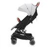 VEVOR Standard Baby Infant Stroller, Toddler Stroller with 95°-150° Adjustable Backrest & & 0/90°Adjustable Footrest & One-click Folding, Newborn Stroller with Cup Holder and Carry Bag, Light Grey