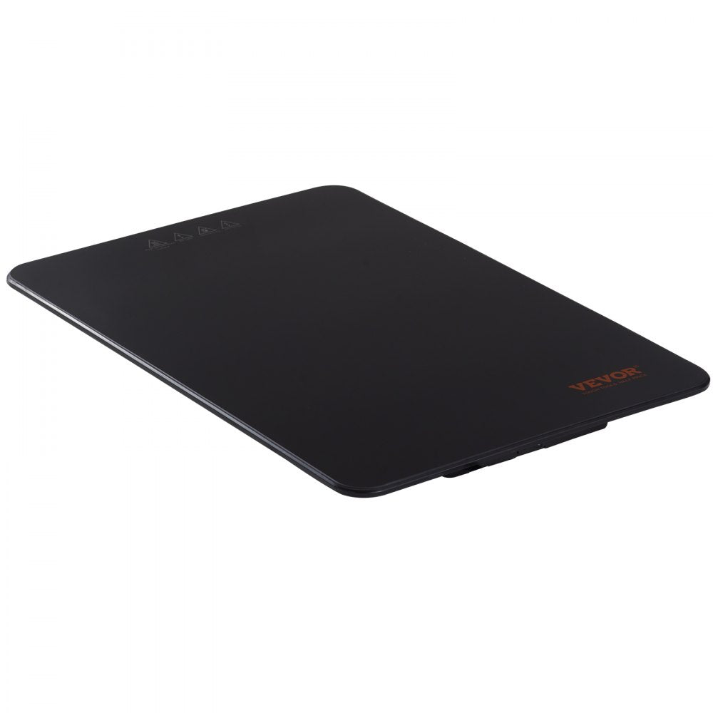 VEVOR Electric Warming Tray, 16.5" x 11" Portable Tempered Glass Heating Tray with Temperature Range (65-90℃), Perfect for Dinner, Catering, House, Parties, Events, Entertaining and Holiday, Black