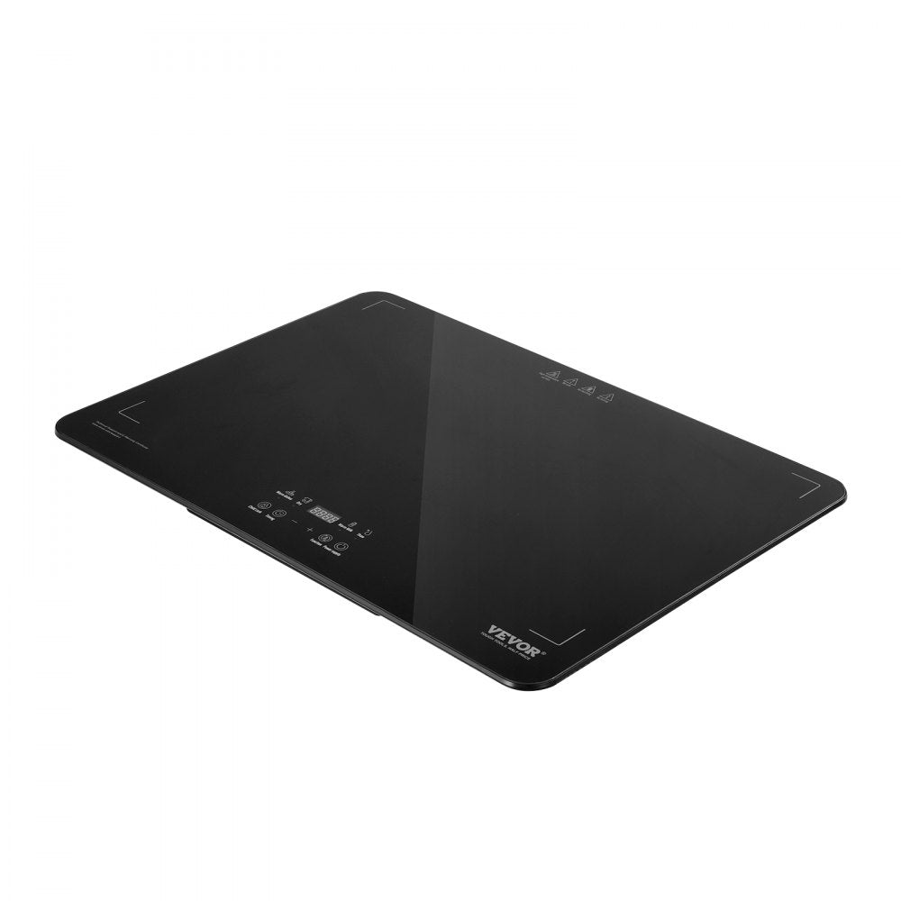 VEVOR Electric Warming Tray, Food Warming Trays for Buffet, Warming Trays with Adjustable Temperature Control, Portable Tempered Glass Food Warmer, Hot Plate Perfect for Parties, Catering, Holidays