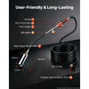 VEVOR Propane Torch Weed Burner 32" 340,000 BTU High Output with 10 ft Hose, for Garden Road Ice Snow Melting, Adjustable Flame, Heavy Duty Blow Torch with Turbo Trigger & Self Igniter, Flamethrower