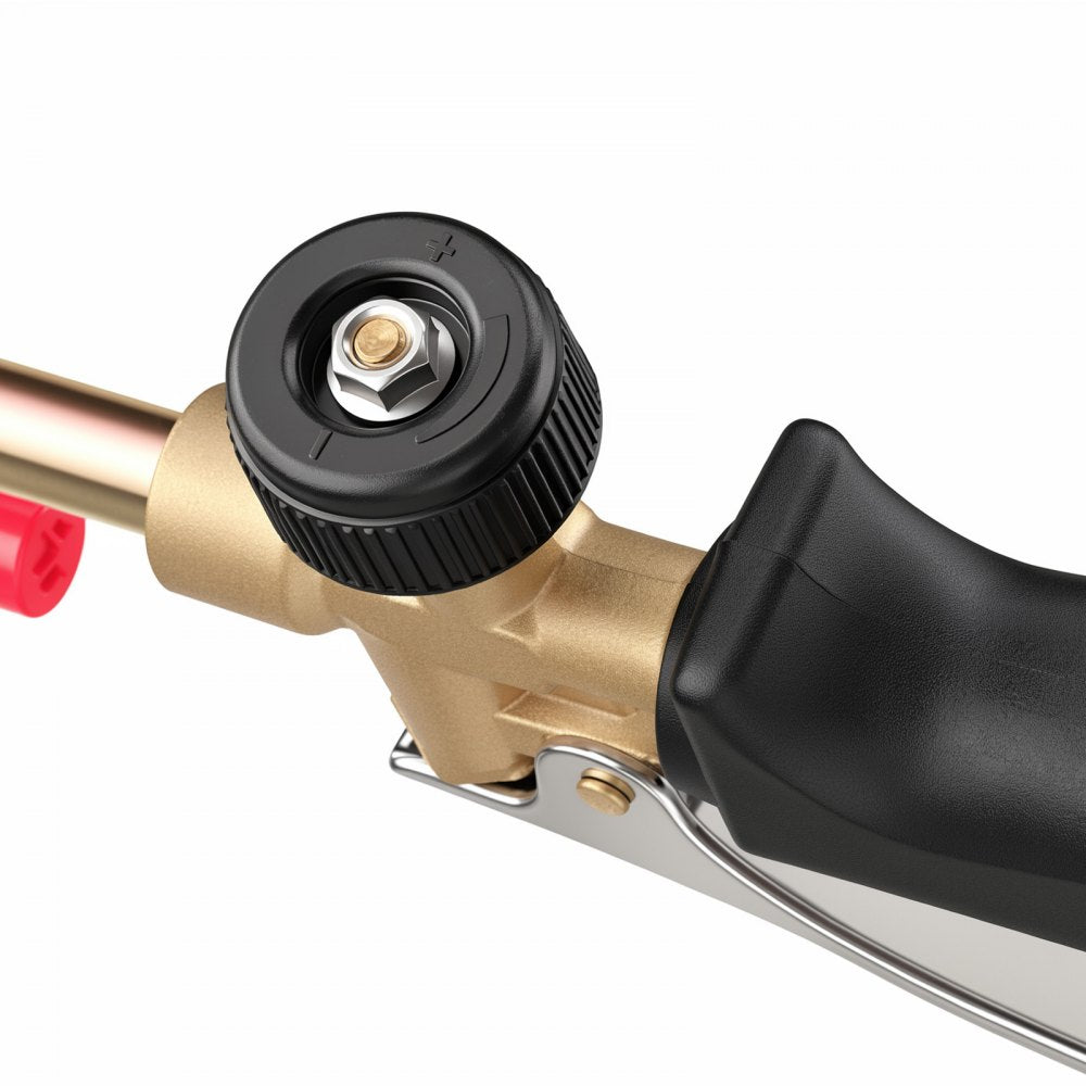 VEVOR Propane Torch Weed Burner 27" 340,000 BTU High Output with 10 ft Hose, for Garden Road Ice Snow Melting, Adjustable Flame, Heavy Duty Blow Torch with Turbo Trigger & Self Igniter, Flamethrower
