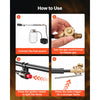 VEVOR Propane Torch Weed Burner 36" 600,000 BTU High Output with 10 ft Hose, for Garden Road Ice Snow Melting, Adjustable Flame, Heavy Duty Blow Torch with Turbo Trigger & Self Igniter, Flamethrower