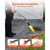 VEVOR Propane Torch Weed Burner, High Output 1,800,000 BTU with 10 ft Hose, Heavy Duty Blow Torch with Adjustable Flame & Turbo Trigger Push Button Auto Igniter, Flamethrower for Garden Ice Snow Road